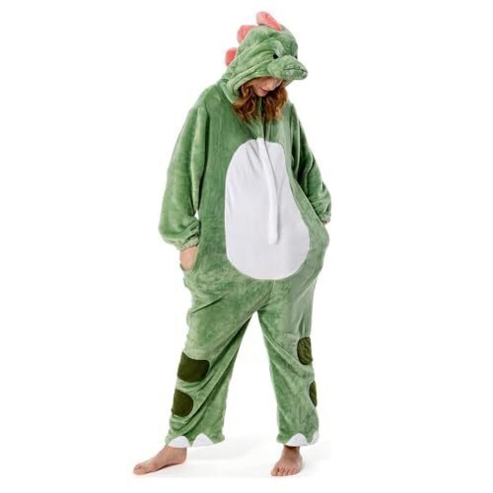 7212 Adult Animal Onesie, Adult Unisex Dinosaur Onesies, Plush Cosplay - Picture 2 of 7